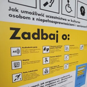 Kultura dla wszystkich. Piktogramy. Jak informować osoby z niepełnosprawnościami o dostępnych wydarzeniach?