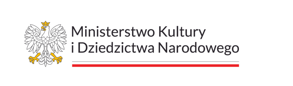 Logotyp Ministerstwa Kultury i Dziedzictwa Narodowego.
