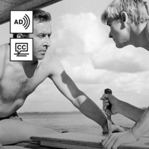 „Nóż w wodzie” z audiodeskrypcją i napisami. Klasyka polskiego kina na platformie Adapter.